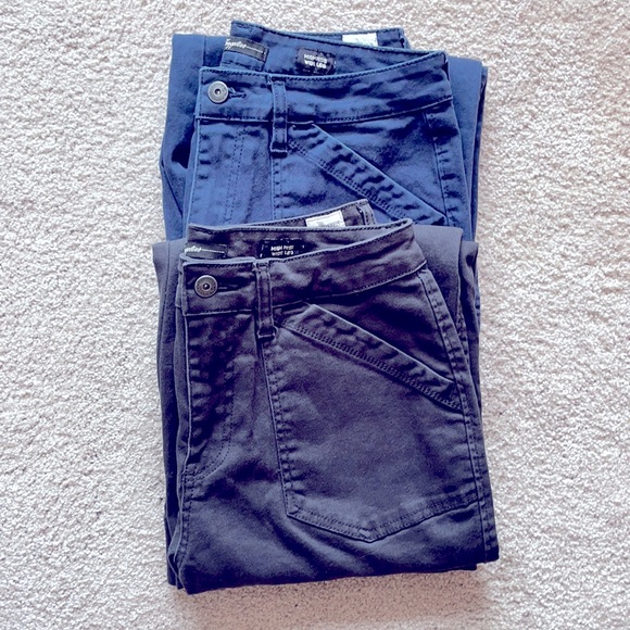 Supplies Denim - 2-in-1 Supplies high-rise wide leg jeans. Women 8